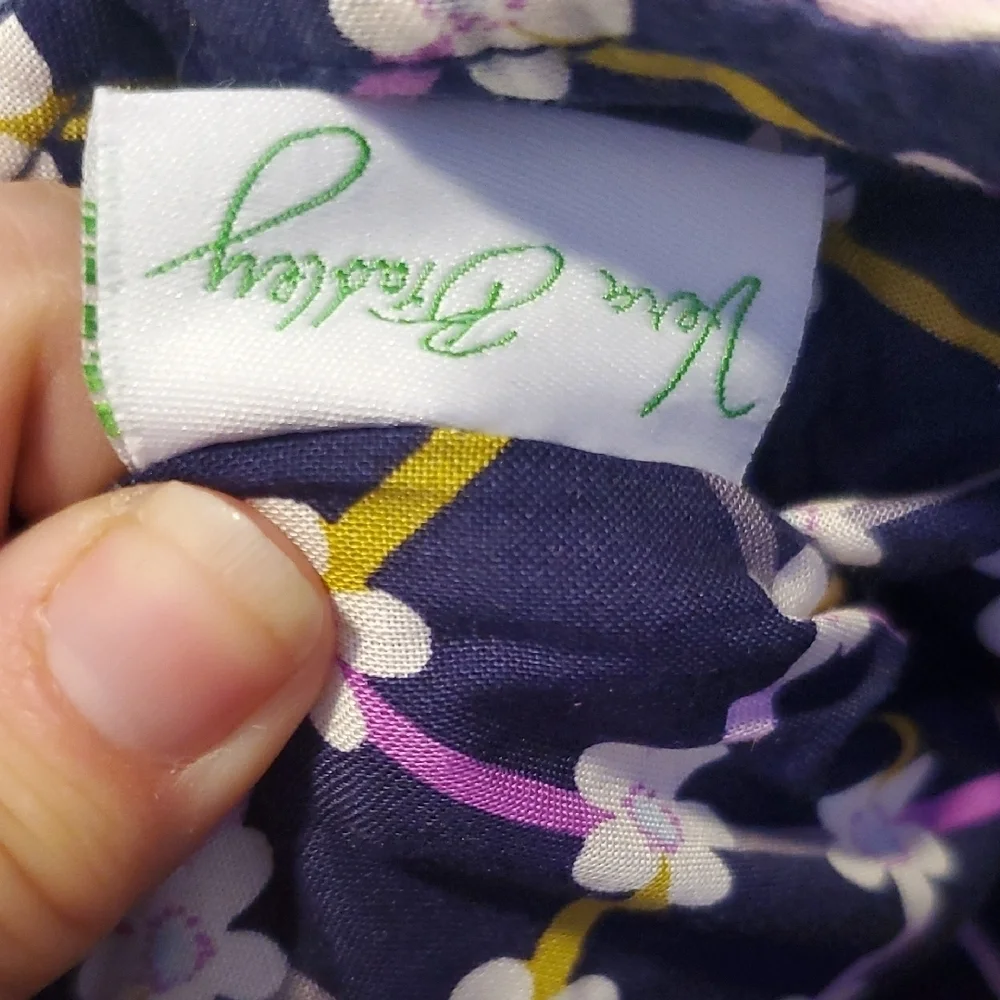 Vera Bradley Floral Nightingale Cheers To You Bag